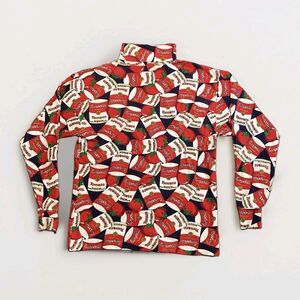 Vintage The Eagle's Eye Campbell's Tomato Soup Pop Art Turtleneck Shirt XL